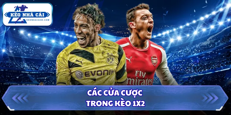 Các cửa cược trong kèo 1x2