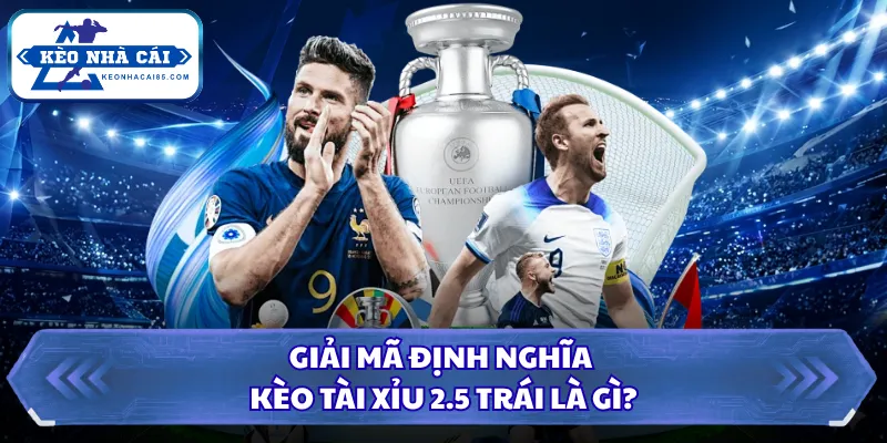 Giải mã định nghĩa kèo tài xỉu 2.5 trái là gì?