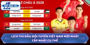 Lịch thi đấu đội tuyển việt nam