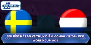Soi kèo Hà Lan vs Thụy Điển