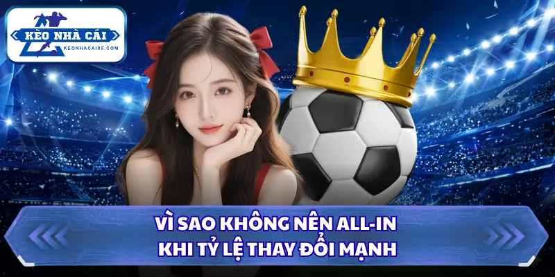 Vì sao không nên all-in khi tỷ lệ thay đổi mạnh