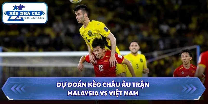 Dự đoán kèo châu Âu trận Malaysia vs Việt Nam